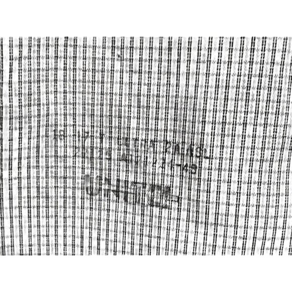 ENRO Mini Plaid Coilared Button Down Shirt Sz 18 (35-36) Tall Long Sleeve McMill - Picture 4 of 6